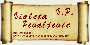 Violeta Pivaljević vizit kartica